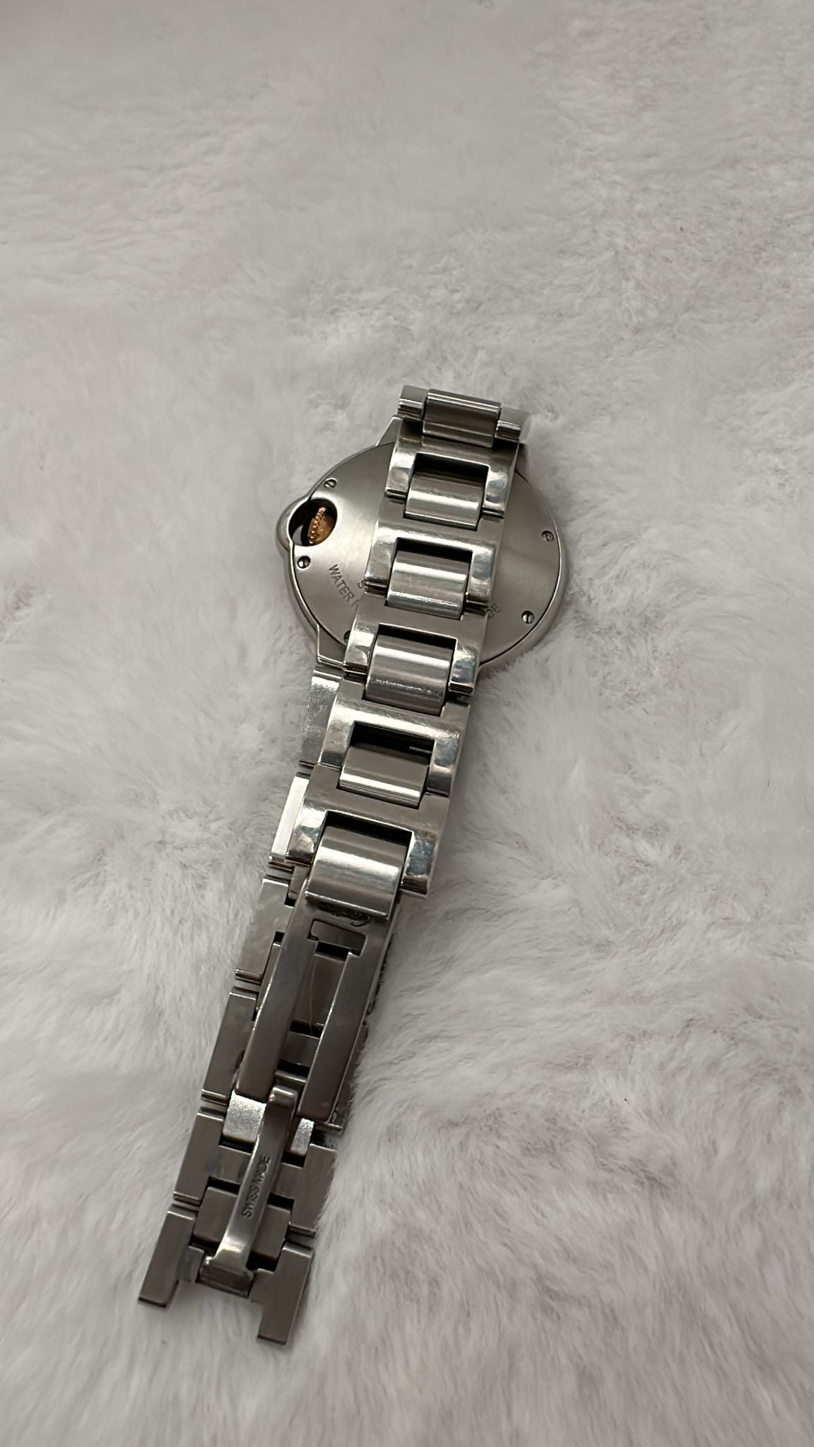 Cartier Ballon Bleu Diamonds Watch Automatic 33mm with certificate