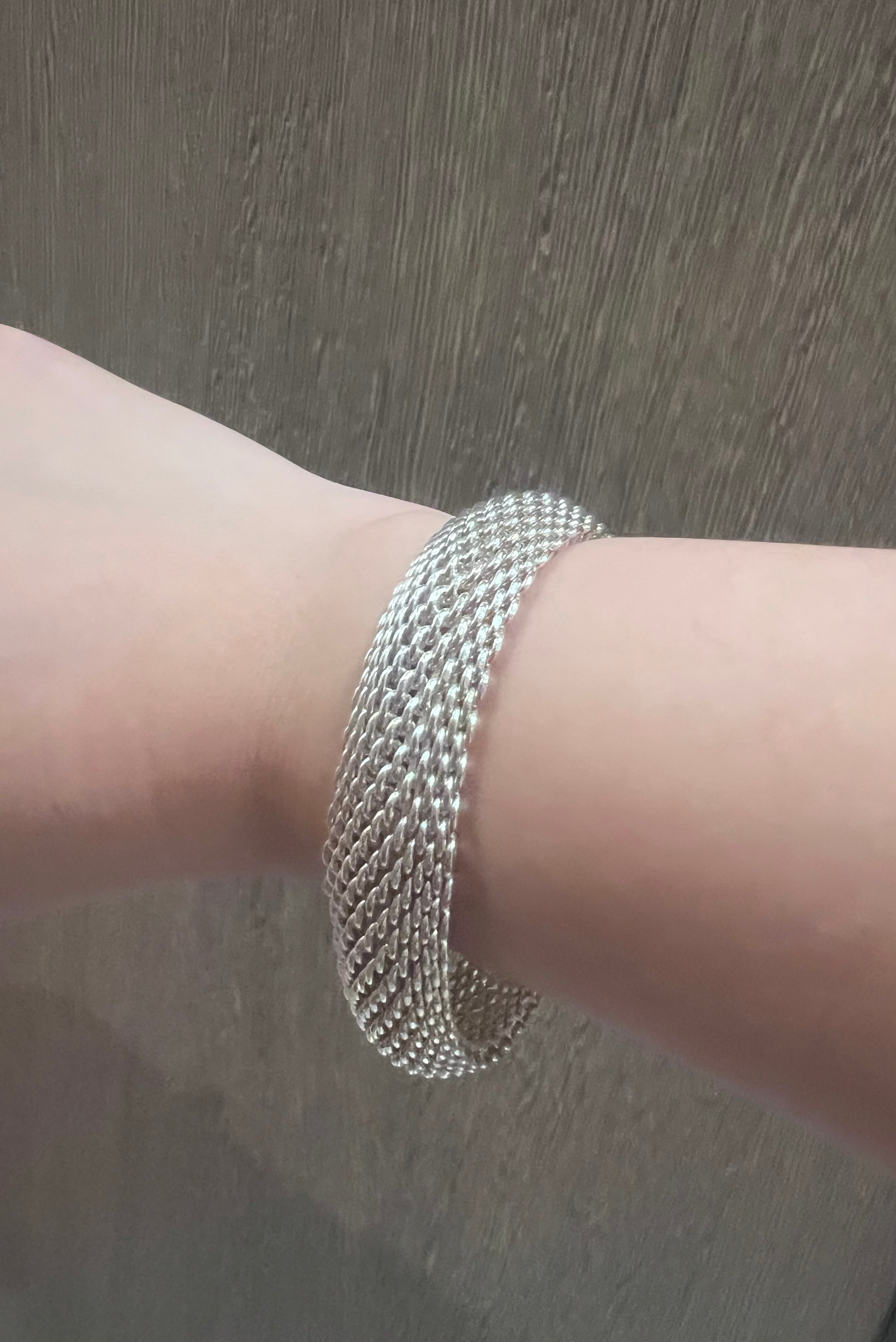 Tiffany & Co Mesh Bracelet in Silver