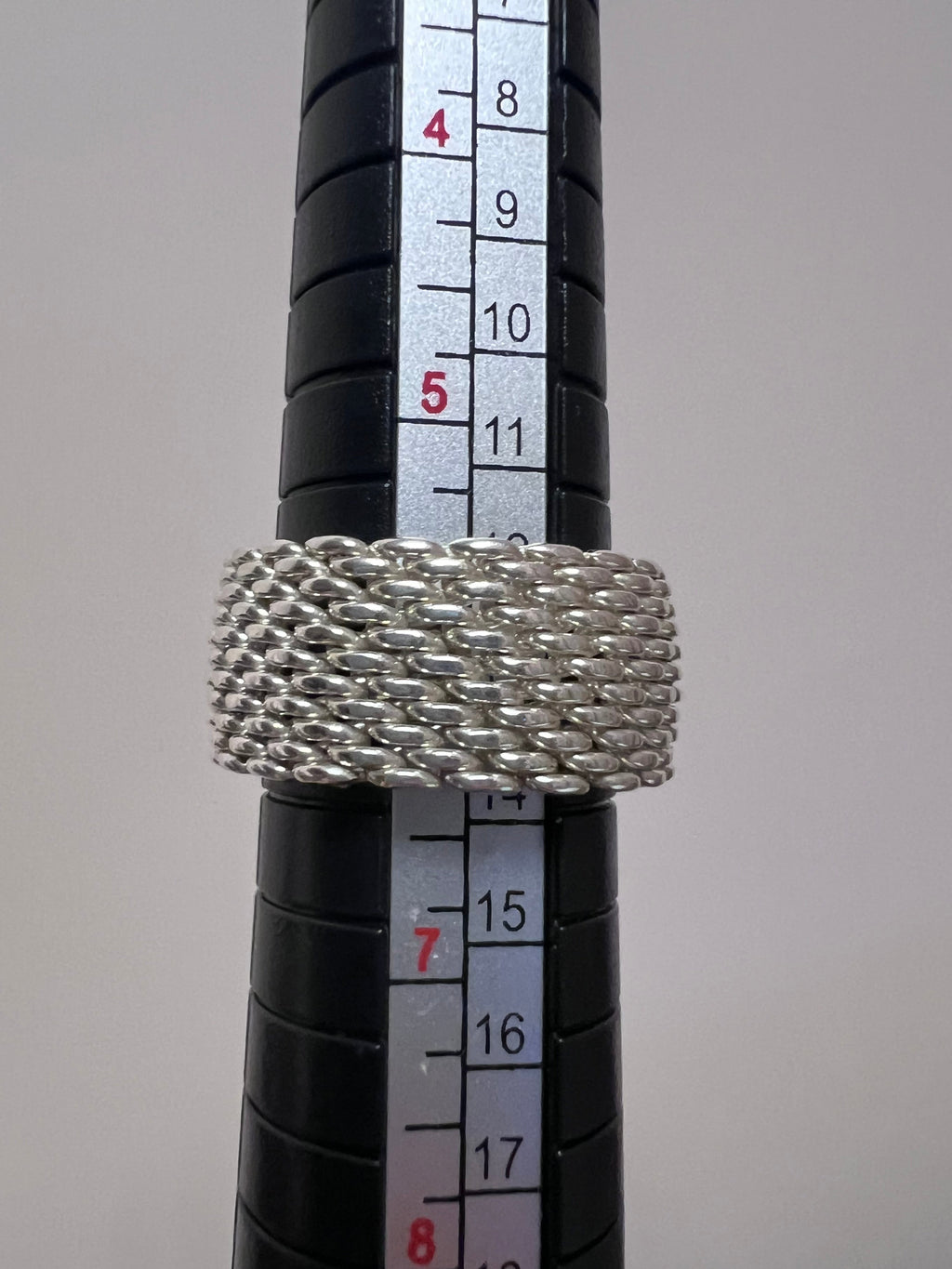 Tiffany & Co Somerset Mesh Ring